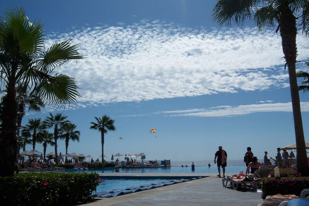 pool area at an all inclusive resort